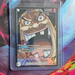 Marshall D. Teach (Alternate Art) OP09-081 Special Foil English One Piece - Image 1