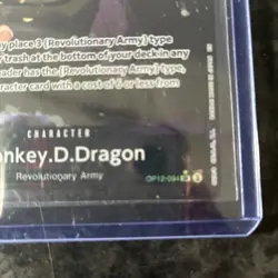 Monkey.D.Dragon Alt Art OP12-094 SR One Piece TCG - Image 2