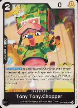 TONY TONY.CHOPPER (087) OP10-087 UNCOMMON ROYAL BLOOD ONE PIECE NM - Image 1