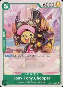TONY TONY.CHOPPER OP13-030 UC CARRYING ON HIS WILL ONE PIECE NM - Image 1