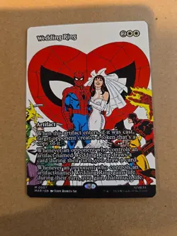 Wedding Ring Borderless Marvel's Spider-Man NM MTG - Image 1