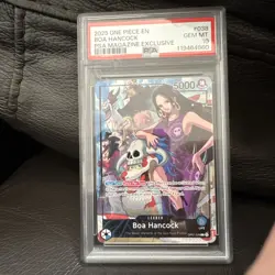 One Piece Boa Hancock OP07-038 PSA Magazine Exclusive Holo Promo PSA 10 - Image 1