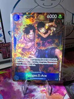 Portgas.D.Ace (TR) OP08-052 Foil Royal Blood One Piece Card NM 🔥🔥 - Image 1