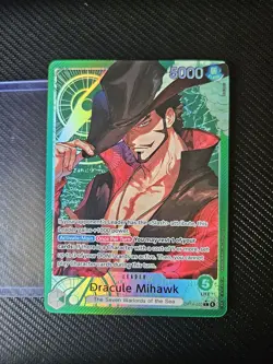 Dracule Mihawk OP14-020 (Alternate Art) - The Azure Sea's Seven (OP14) - Image 1