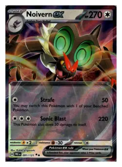 Noivern ex 091/131 Prismatic Evolutions Double Rare Holo Pokemon NM - Image 1