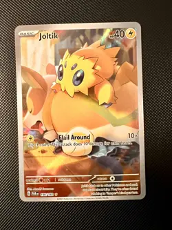 Pokemon TCG - Joltik - 196/182 - Illustration Art Holo Rare - Paradox Rift NM - Image 1