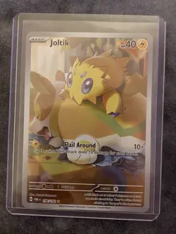 Pokemon Joltik TCG Holo Card Illustration Rare Paradox Rift 196/182 - Image 1