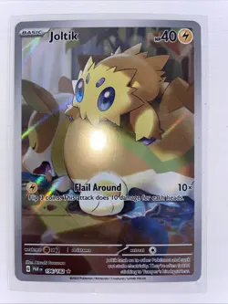 Pokemon Joltik TCG Holo Card Illustration Rare Paradox Rift 196/182 - Image 1