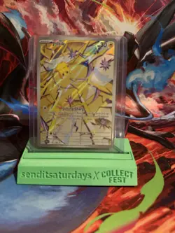 Pokemon TCG Joltik Paradox Rift Holo Card 196/182 Illustration Rare NM - Image 1