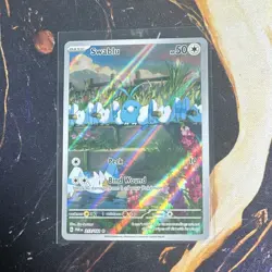 Pokemon Swablu 213/182 Illustration Rare Full Art Holo (SV04 Paradox Rift) EN - Image 1