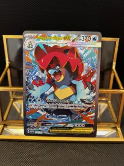Pokemon TCG Ascended Heroes Mega Feraligatr ex SIR 274/217 Mint PACK FRESH - Image 1