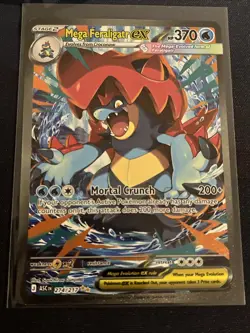 Pokemon TCG Mega Feraligatr ex 274/217 - Ascended Heroes SIR - NM Pack Fresh - Image 1