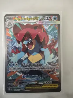 Pokemon TCG Mega Feraligatr ex 274/217 - Ascended Heroes SIR - NM Pack Fresh - Image 1