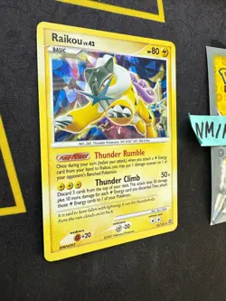 Pokemon Card Raikou DP Secret Wonders Cracked Ice Holo 16/132 196💎NM💎 - Image 3