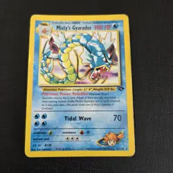 Pokemon Card - Mistys Gyarados 13/132 Gym Challenge Holo WOTC - Image 1