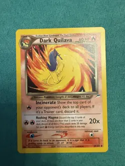 Pokemon Card Dark Quilava Neo Destiny Uncommon 39/105 Near Mint - Image 1