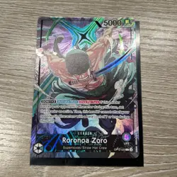 One Piece Card Roronoa Zoro OP12-020 Playmat Limited Edition Vol. 4 Promo - Image 1