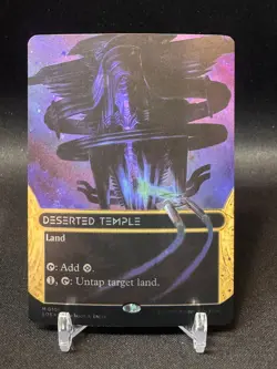 Deserted Temple #0101 - Borderless Galaxy Foil - MTG Edge of Eternities - NM - Image 1