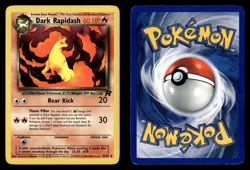 Dark Rapidash 44/82 Unlimited Uncommon Team Rocket Pokemon Card - Image 1