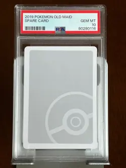Pokemon Spare Card Old Maid PSA 10 - Image 1