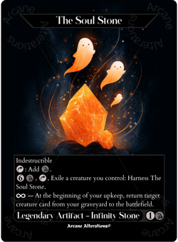 The Soul Stone - Full Art Altered Art Custom Proxy Cards - Image 1