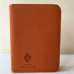 Card Guardian - 4 Pocket Premium Binder with Zip 160 Cards - Side Loaded Pockets - Image 1
