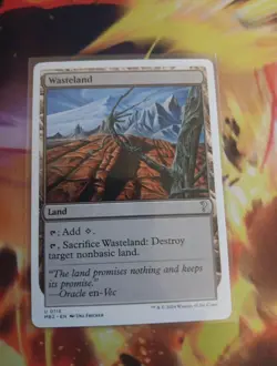Magic The Gathering MTG - Wasteland (White Border) - MB2 Mystery Booster 2 - Image 1