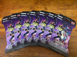 YU GI OH TRADING CARD GAME **LOT OF 7** SLEEVED PACKS OF 9 CARDS IN EACH PACK - Image 1