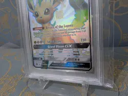 PSA 10 Leafeon GX SV46/SV94 Hidden Fates Sun & Moon 2019 Pokemon Card Full Art - Image 3