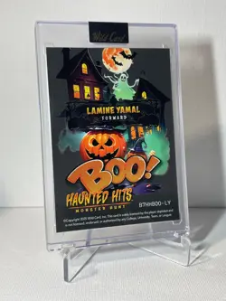 Lamine Yamal 2025 Wild Card Haunted Hits BOO Black Mirror 1/1 Holo Foil Spain - Image 2