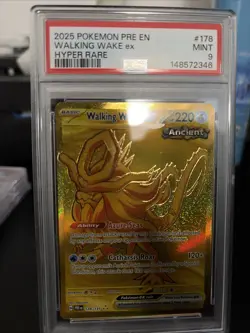 2025 Pokemon Prismatic Evolutions Walking Wake ex #178/131 PSA 9 - Image 1