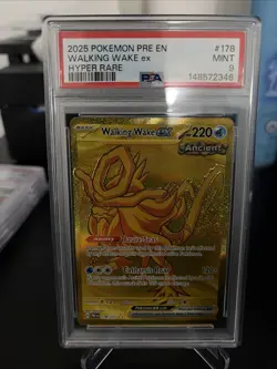 2025 Pokemon Prismatic Evolutions Walking Wake ex #178/131 PSA 9 - Image 2