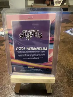Panini 2023-24 NBA Hoops Premium Stock Victor Wembanyama RC Anti-Gravity #5 - Image 2