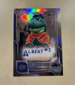 2025 Bowman U Chrome Albert Gator Florida Gators BCM-FLO Auto /25 - Image 1