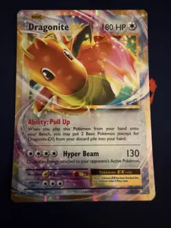 Pokemon TCG Dragonite-EX XY Evolutions 72/108 Holo Holo Rare EX - Image 1
