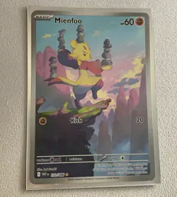 Pokemon Mienfoo TCG White Flare Illustration Rare Card 133/086 NM/M - Image 2