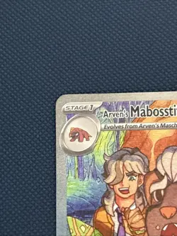 Pokemon TCG Destined Rivals Arvens Mabosstiff Ex 235/182 SIR - NM - Image 2