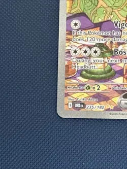Pokemon TCG Destined Rivals Arvens Mabosstiff Ex 235/182 SIR - NM - Image 5