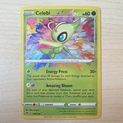 The Pokemon Company Celebi 009/185 Swsh04 Vivid Voltage Amazing Rare Holo EN - Image 1
