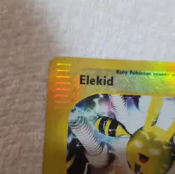 WOTC Pokemon TCG Elekid 9/147 Aquapolis Reverse Holo Rare 2002 30 HP Basic - Image 2