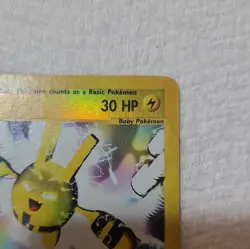 WOTC Pokemon TCG Elekid 9/147 Aquapolis Reverse Holo Rare 2002 30 HP Basic - Image 3
