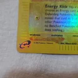 WOTC Pokemon TCG Elekid 9/147 Aquapolis Reverse Holo Rare 2002 30 HP Basic - Image 5