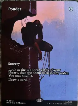 MTG Marvel Spider-Man Ponder Borderless - Image 1