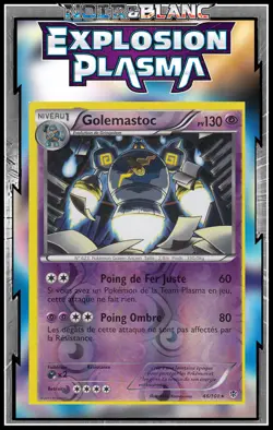 Golemastoc Reverse - NB10:Explosion Plasma - 46/101 - Carte Pokemon Francaise - Image 1