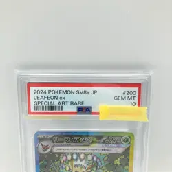 PSA 10 Leafeon ex 200/187 SAR Terastal Festival ex SV8a 2024 Pokemon JP - Image 2