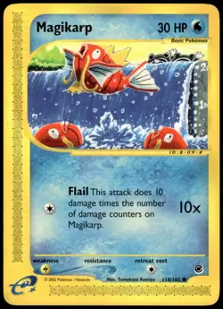 Magikarp 118/165 Expedition Base Set Common LP Pokemon 2002 - Image 1