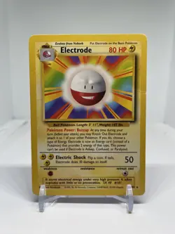 Electrode 21/102 - Base Set Non Holo Rare WOTC Vintage Pokemon - HP - Image 1