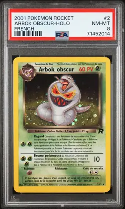 Arbok Obscur, Aeromite, Scarabrute x2, Pikachu Pokemon PSA CARDS LOT DE 5 CARTES - Image 1