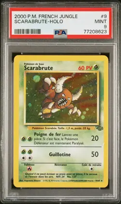 Arbok Obscur, Aeromite, Scarabrute x2, Pikachu Pokemon PSA CARDS LOT DE 5 CARTES - Image 4