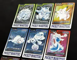 9 Pokemon Japanese vintage Carddass set Dragonair Clefable Golem Graveler etc - Image 3